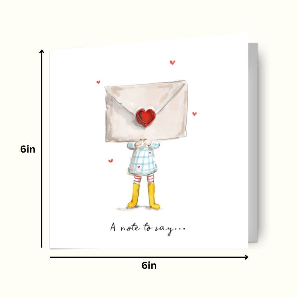 LUCY CLAIRE ILLUSTRATIONS BLANK CARD