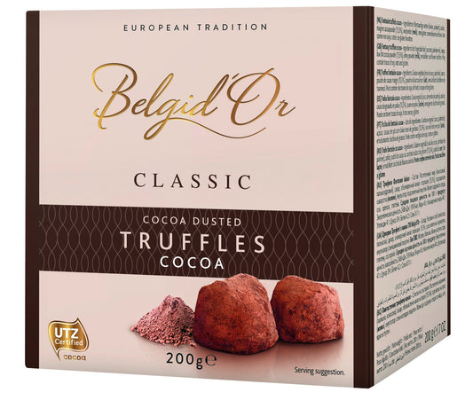 Belgian cocoa dusted truffles - 12x200g