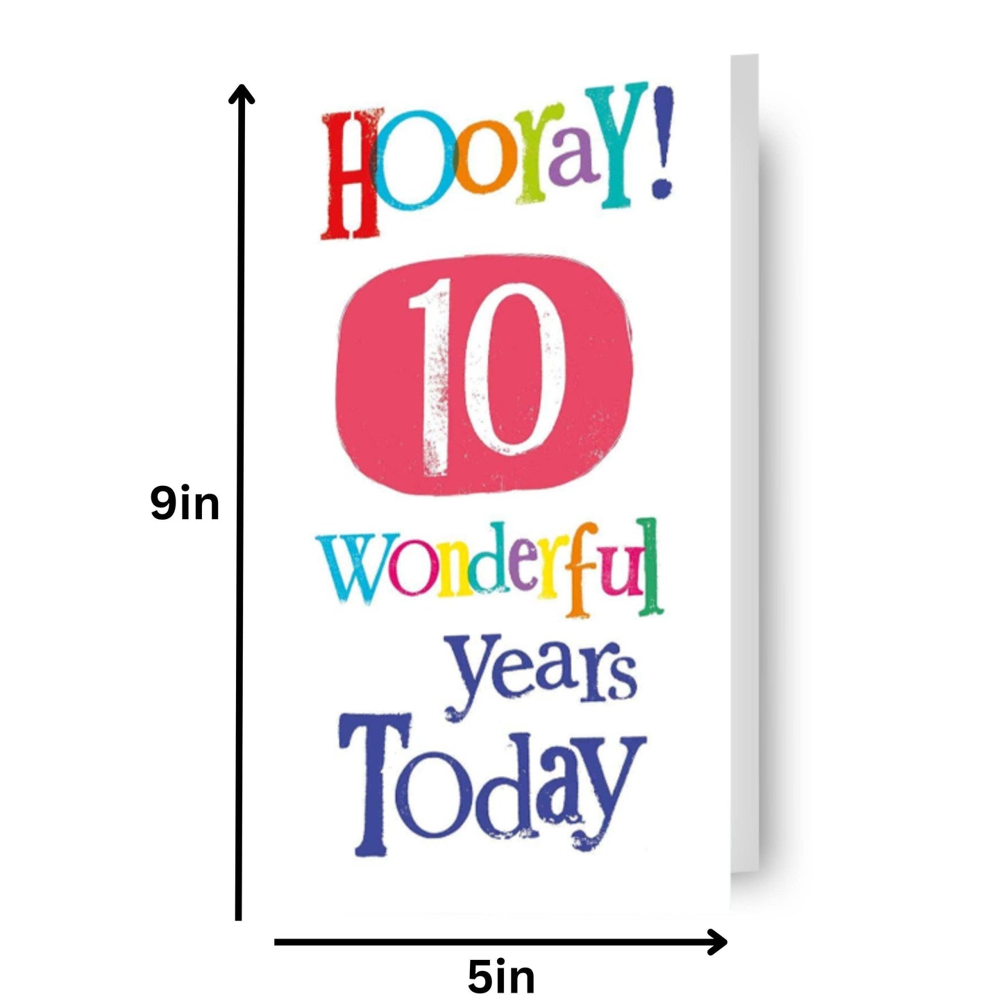 Brightside Age 10 Birthday Card