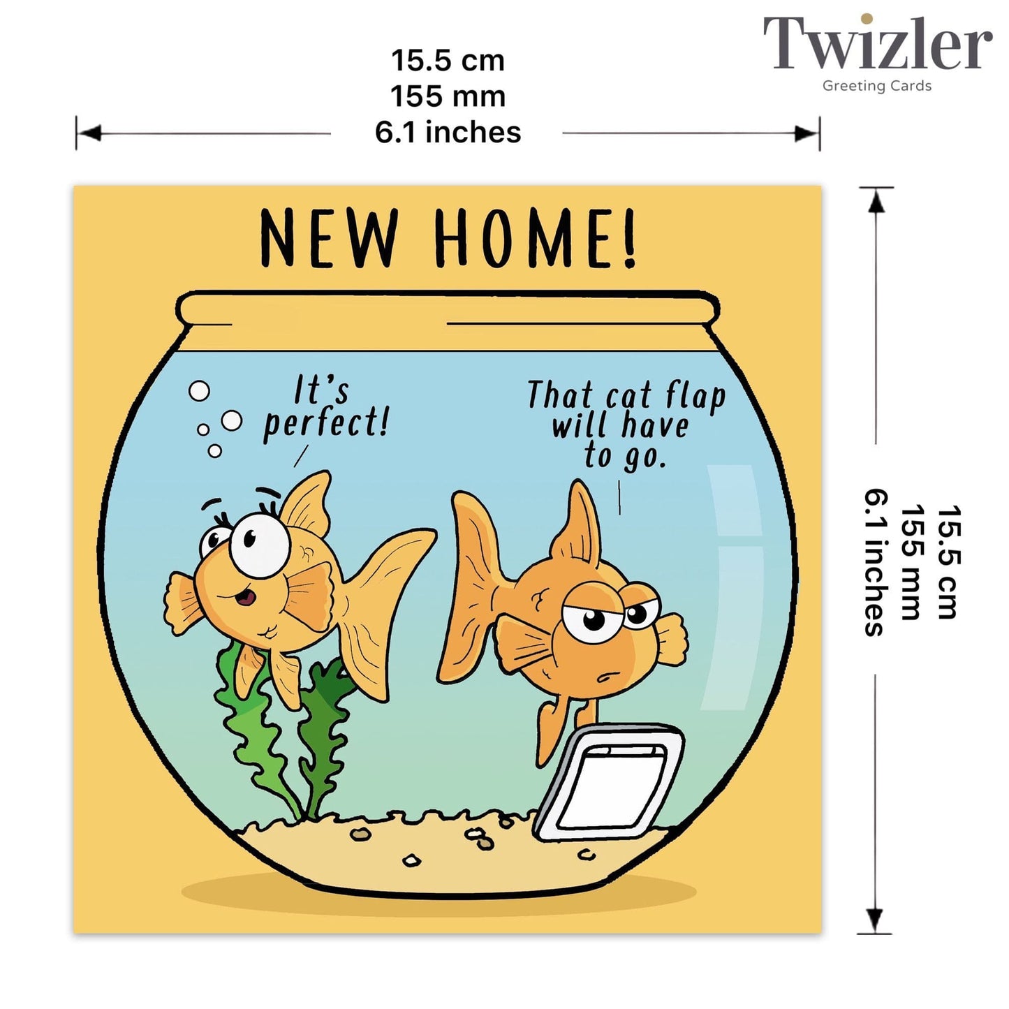 Goldfish - Funny New Home Card