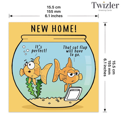 Goldfish - Funny New Home Card