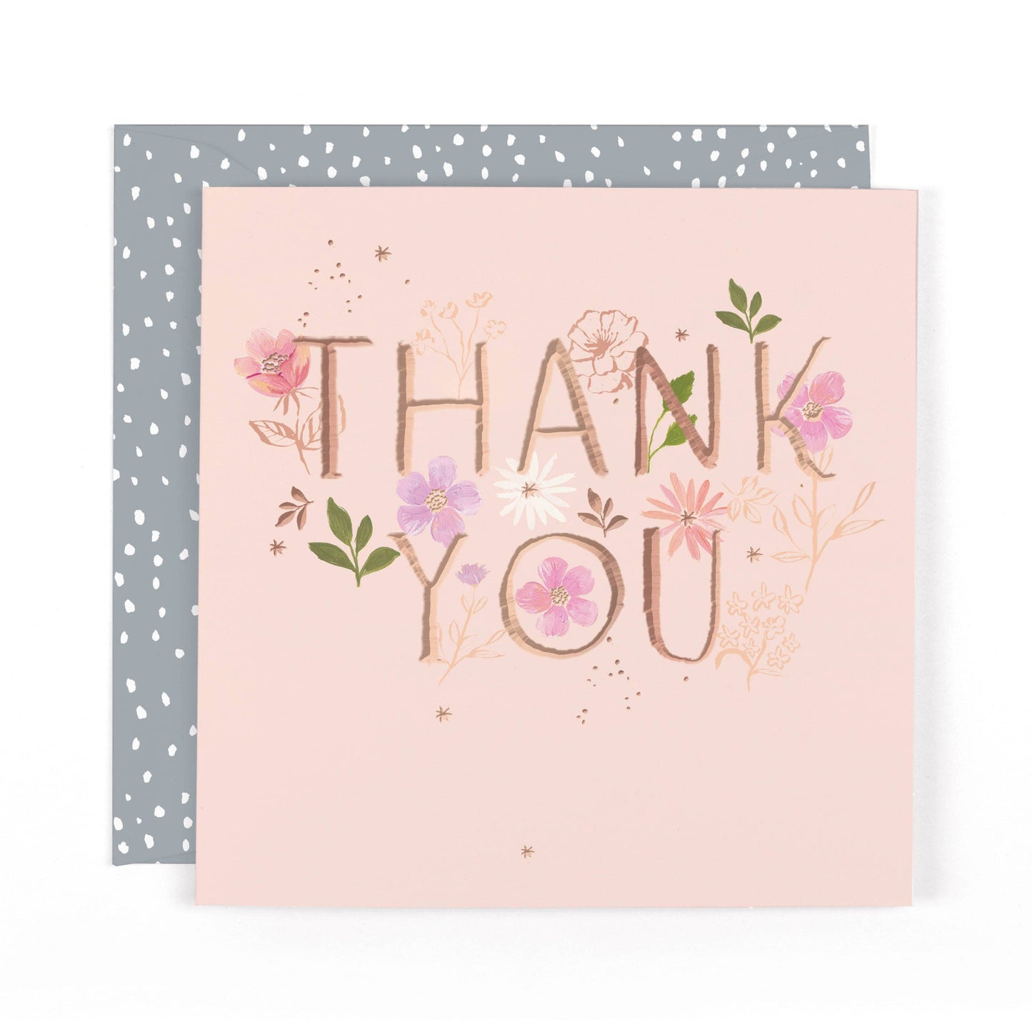 Botanique Thank You Type And Flowers