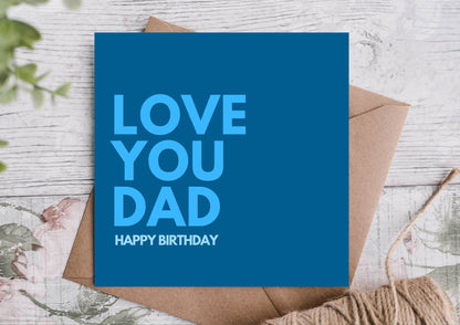 Dad Birthday Card