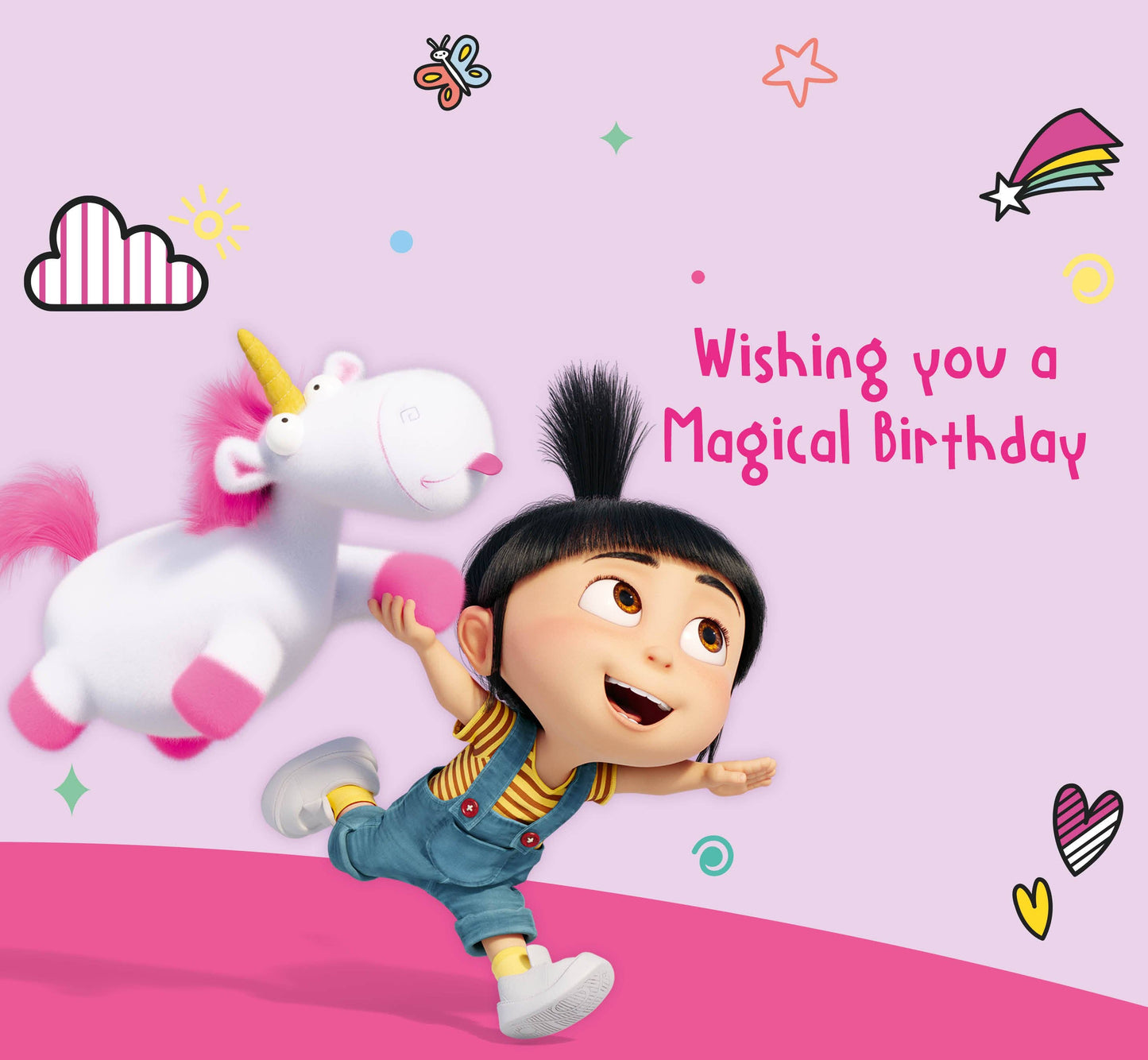 Despicable Me Minions Age 5 Birthday Card