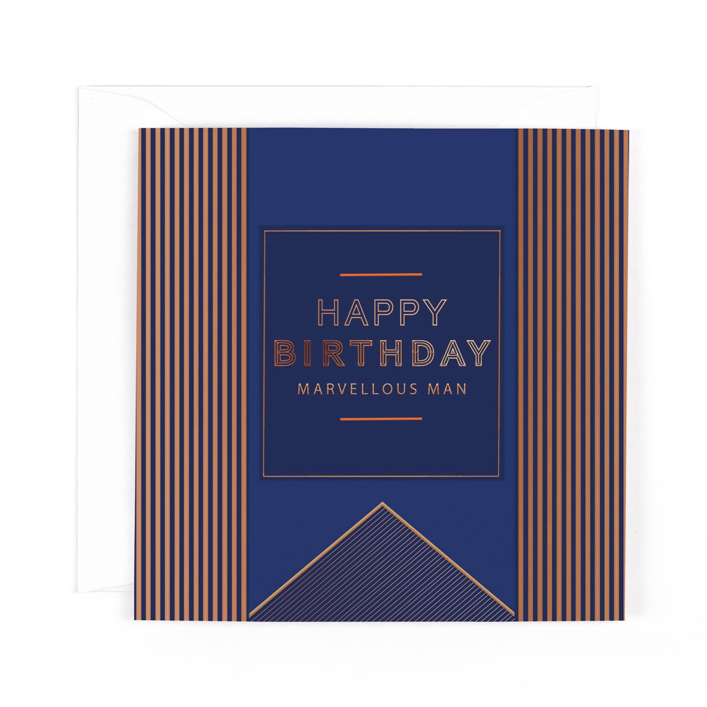 Pocket Square Happy Birthday Card