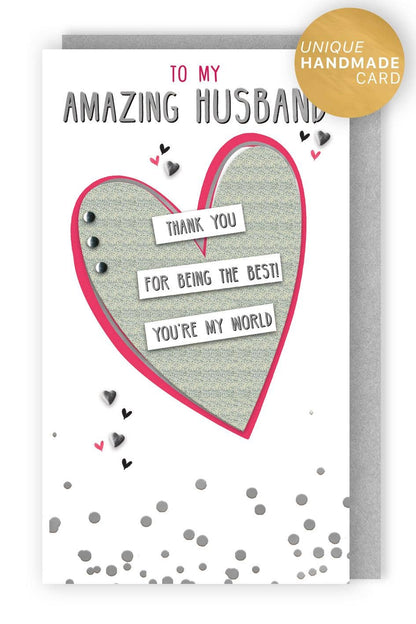 Husband - Heart - Champagne - Second Nature