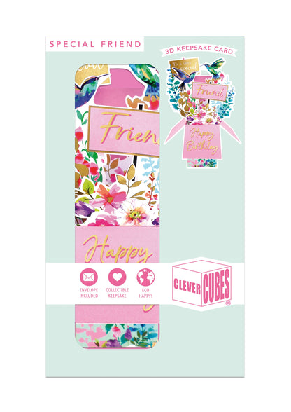 Friends Birthday - 3DPopUp's GreetingCard - Second Nature