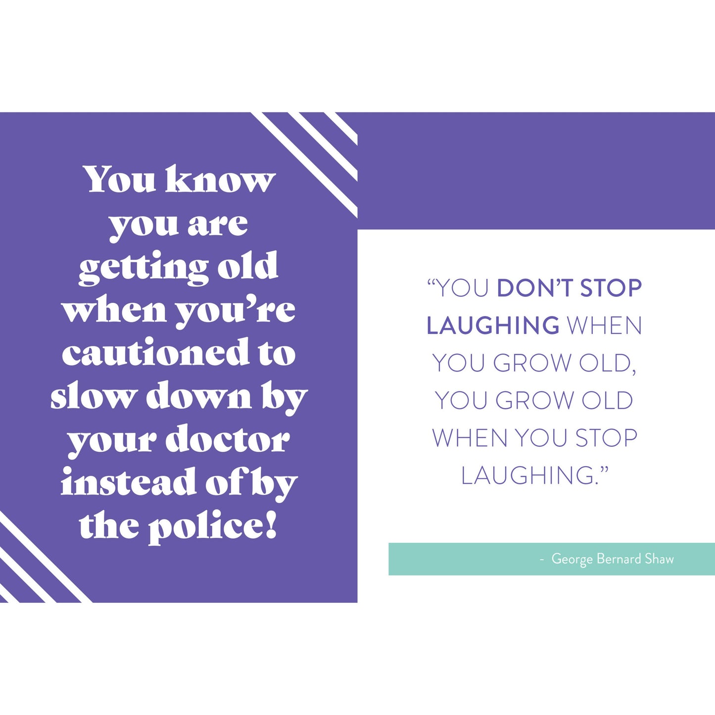 50: Older (Possibly Wiser) - Fun Age Quote Pocket Book