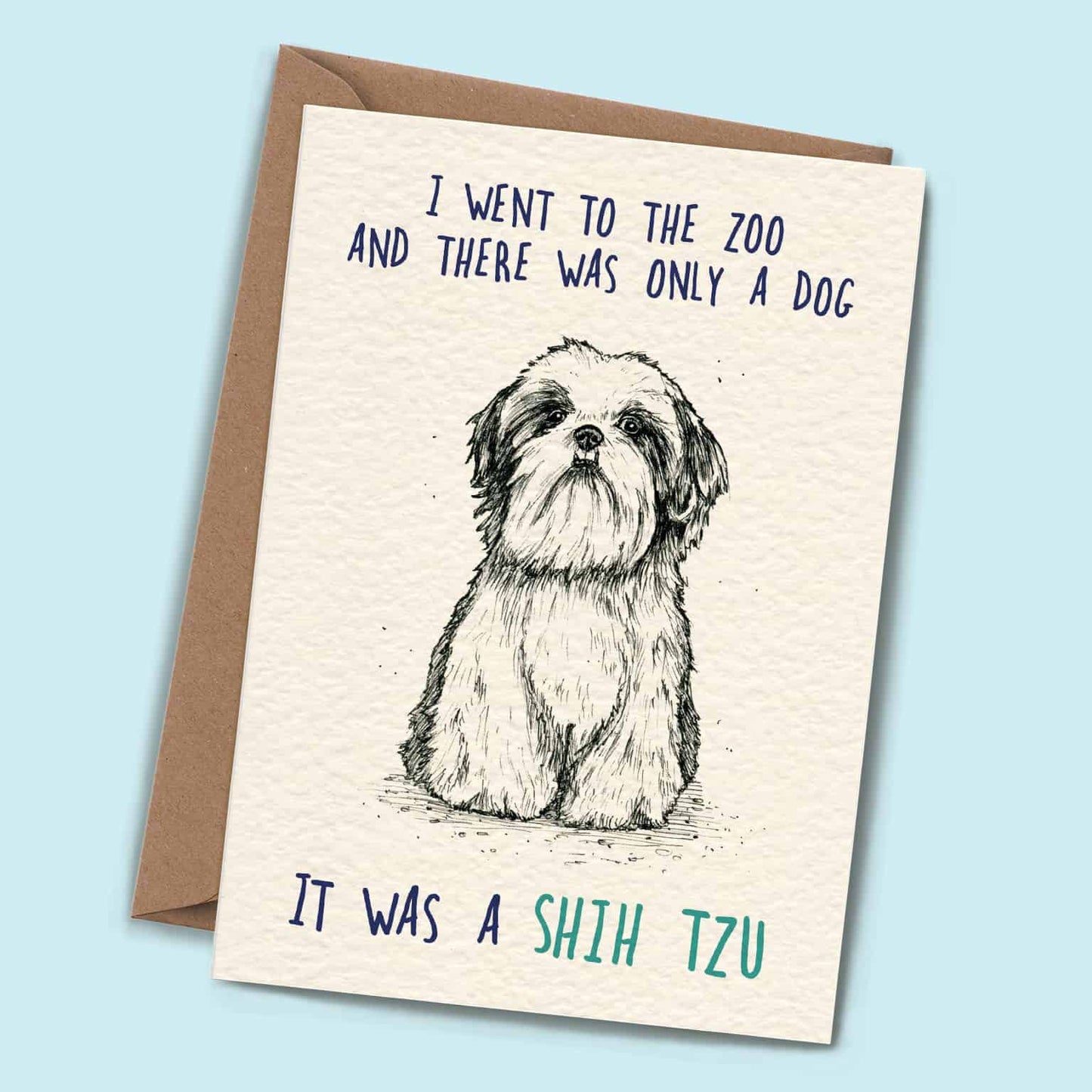 Shih Tzu Card - Everyday Card