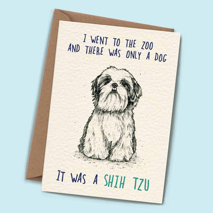 Shih Tzu Card - Everyday Card