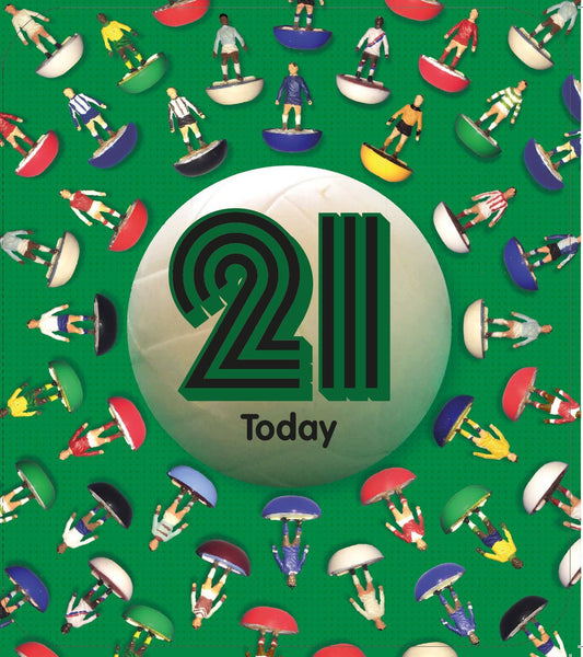 Subbuteo Age 21 Birthday Card