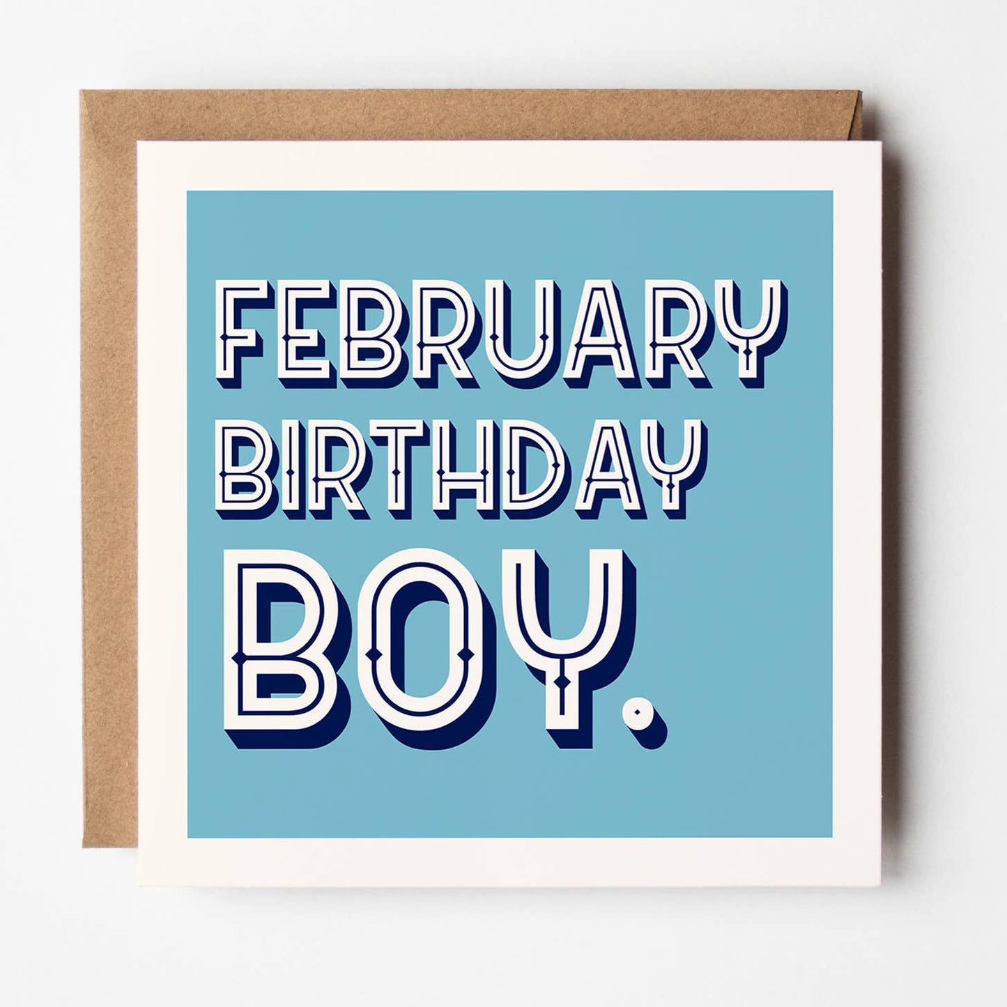 Month Of The Year - Birthday Boy Card