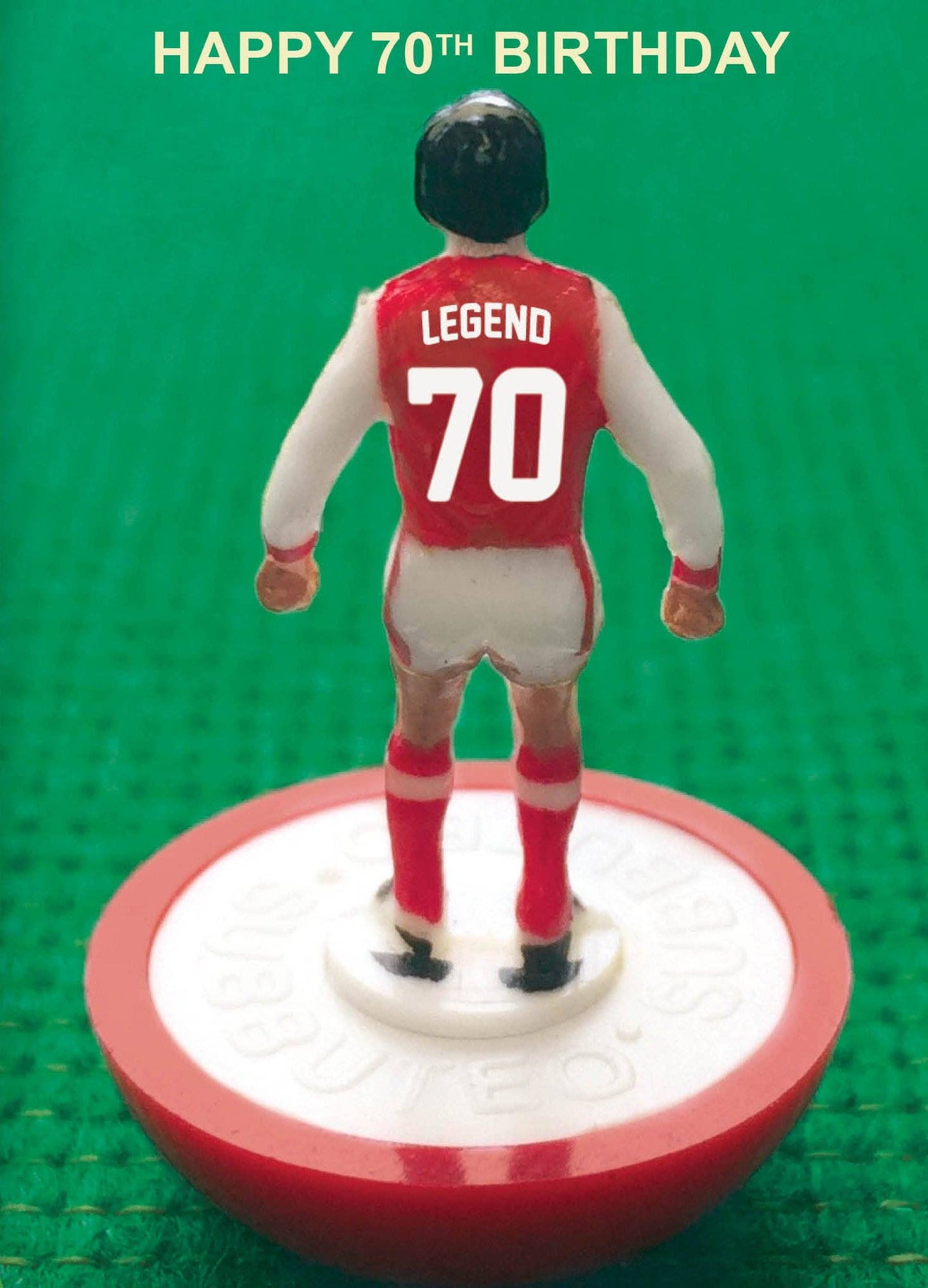 Subbuteo Age 70 Birthday Card