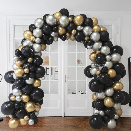 Hollywood Ready Made Latex Balloon Arch Inflated