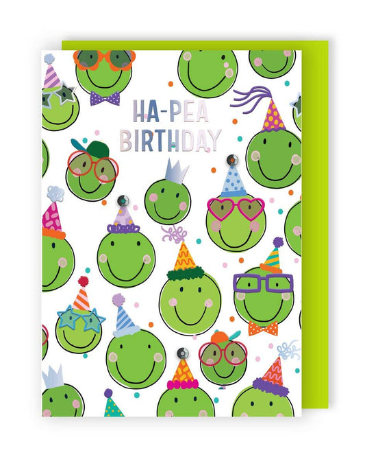Party Ha-Pea Birthday - Yours Truly - Second Nature
