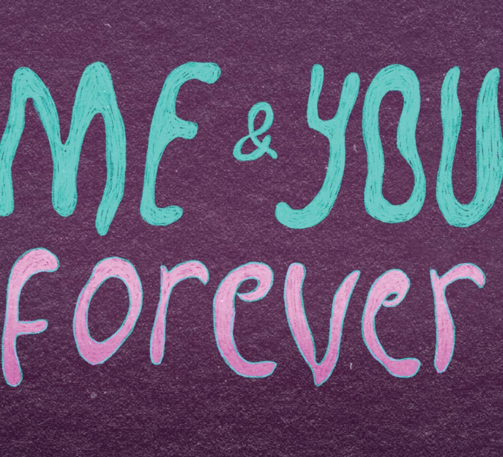 Me & You forever - Ghost love - valentines anniversary card