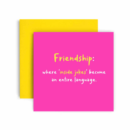 Friend Inside Jokes Happy Birthday Card