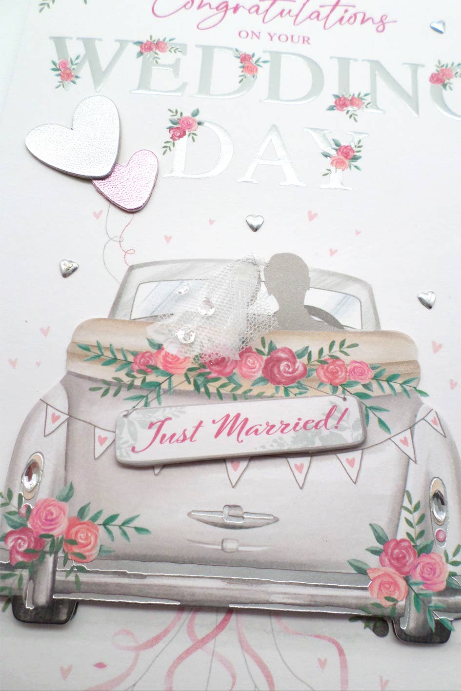 Wedding - Just Married Car - Champagne - Second Nature