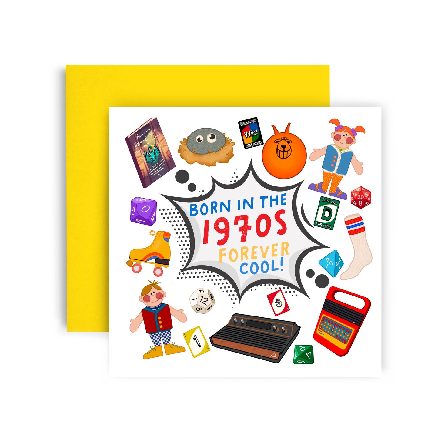 Born in 1970's Birthday Card