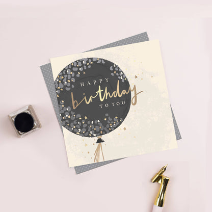 Anise Balloon Birthday Card