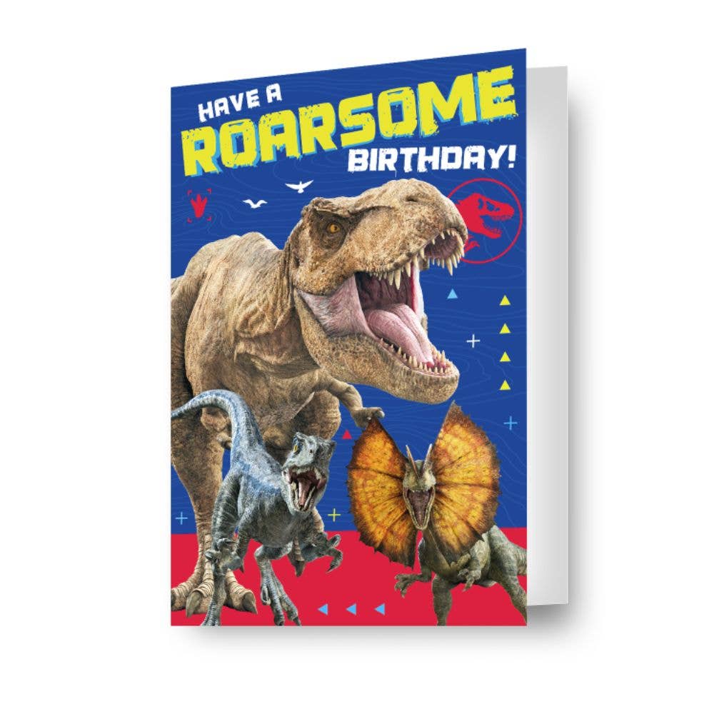 JURASSIC WORLD LENTICULAR 3D-EFFECT CARD