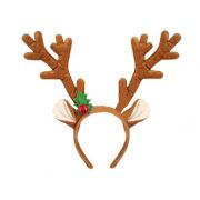 Reindeer Antlers With Bell Headband