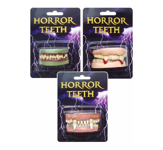 3 Asst Horror Teeth