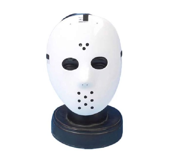 WHITE HOCKEY FACE MASK