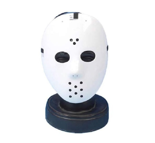 WHITE HOCKEY FACE MASK