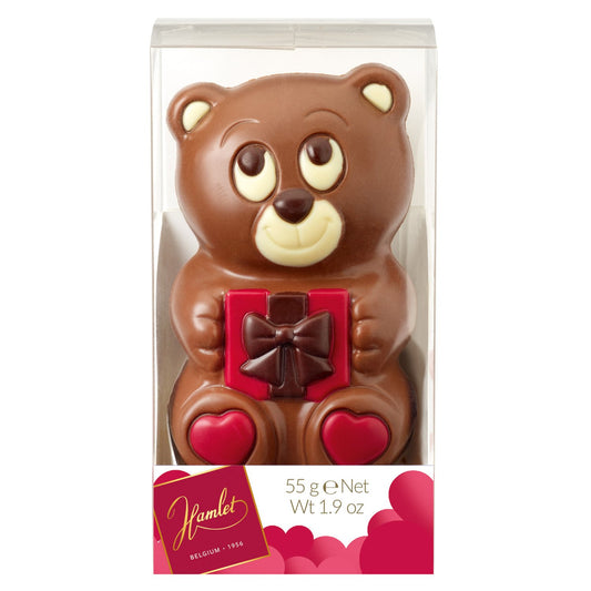 Hollow milk choc Sweety Bear in cello box
