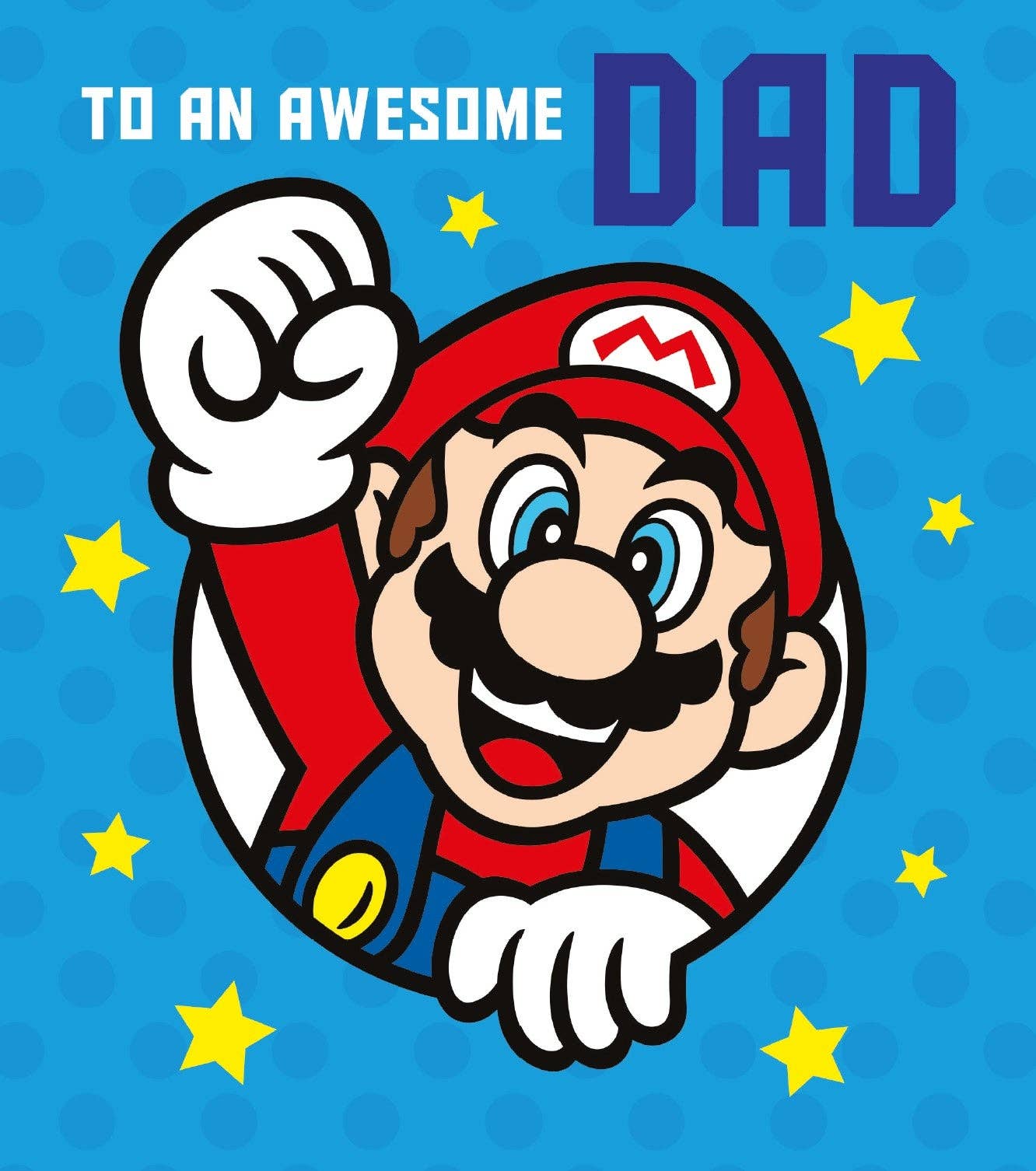 Super Mario 'Dad' Birthday Card