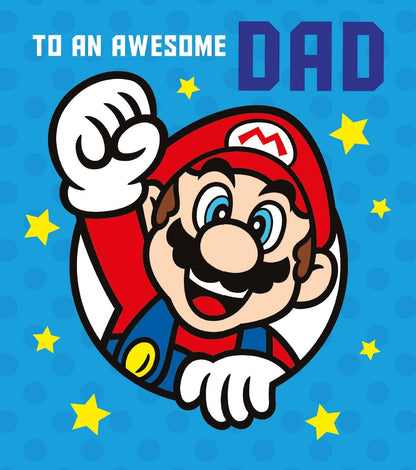 Super Mario 'Dad' Birthday Card