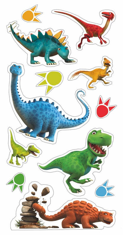 Dinosaur Roar Age 2 Sticker Birthday Card