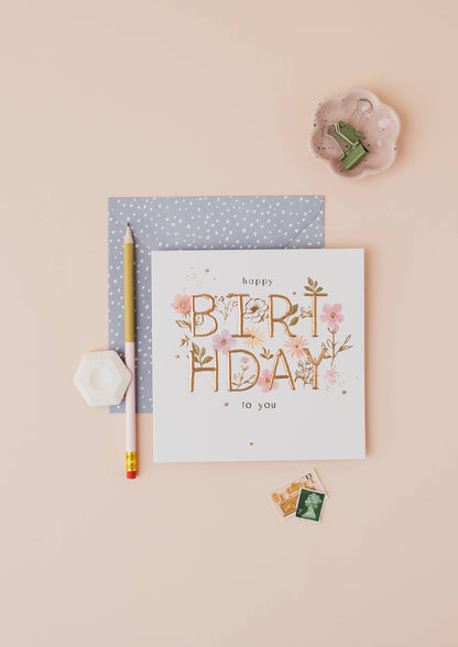 Botanique Open Birthday Type And Flowers