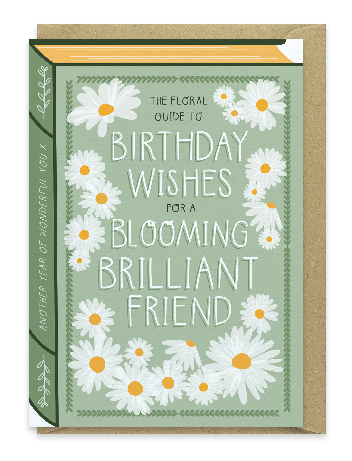 Blooming Brilliant Friend – Luxury Book Birthday Card