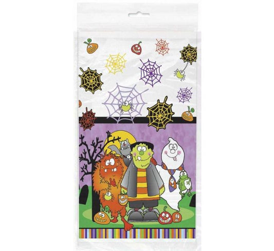 Little Monsters Plastic Tablecloth
