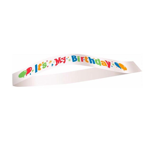 ITS MY BIRTHDAY SATIN SASH