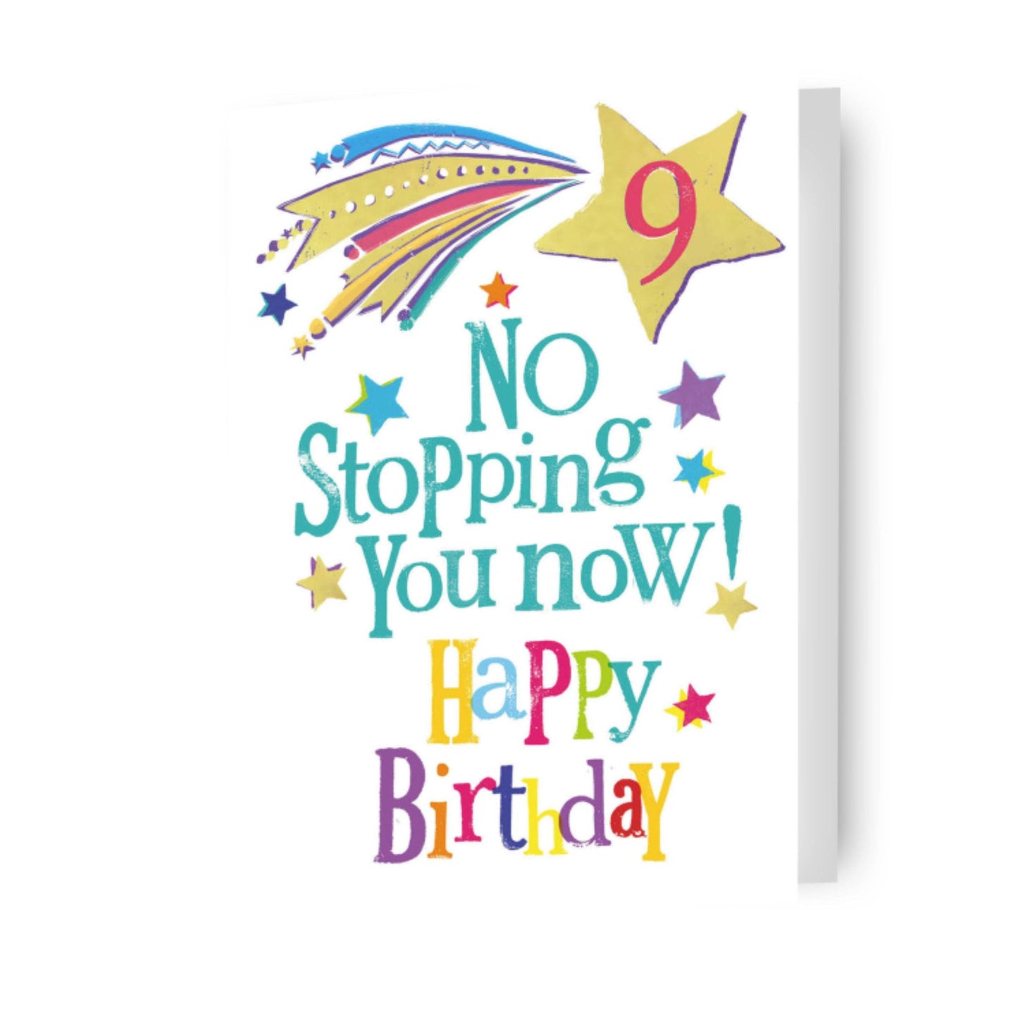 Brightside Age 9 Birthday Card