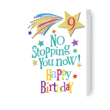 Brightside Age 9 Birthday Card