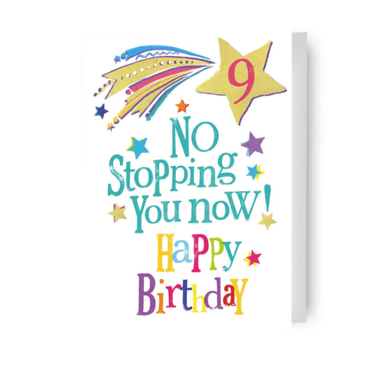Brightside Age 9 Birthday Card