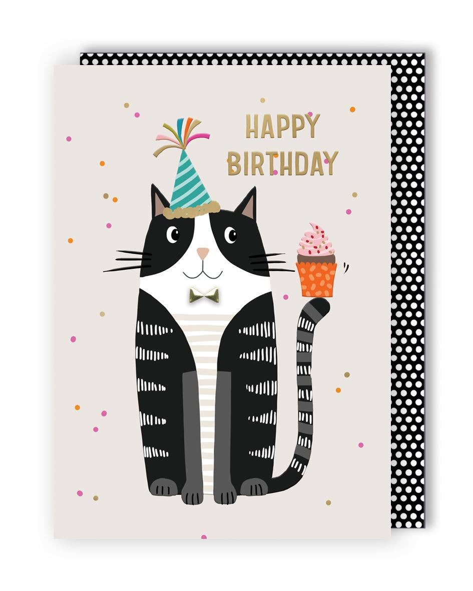 Cat With Cupcake On Tail - Yours Truly - Second Nature