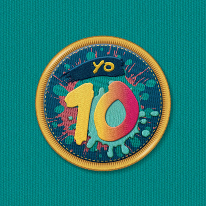 NAP250 10th birthday card, yo 10