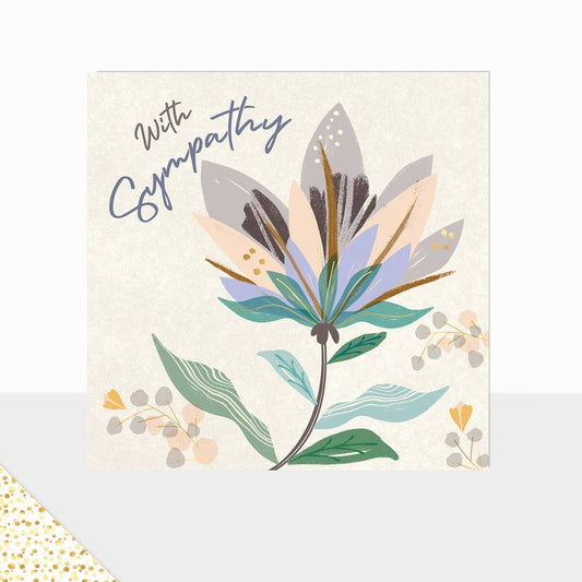 Aurora Collection - With Sympathy Card - Floral