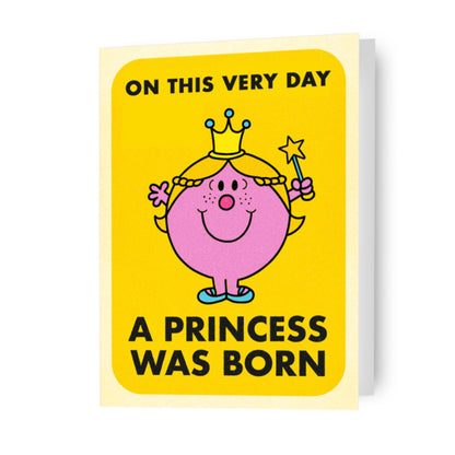 Mr Men & Little Miss Princess Birthday Card