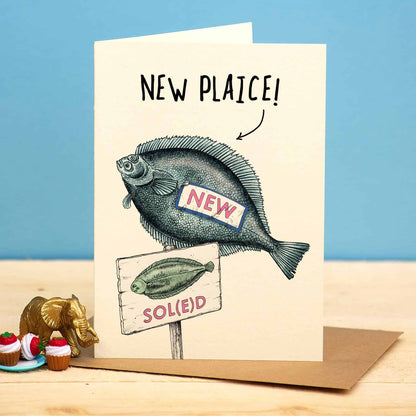 New Plaice Card - Housewarming Card - New Home Card