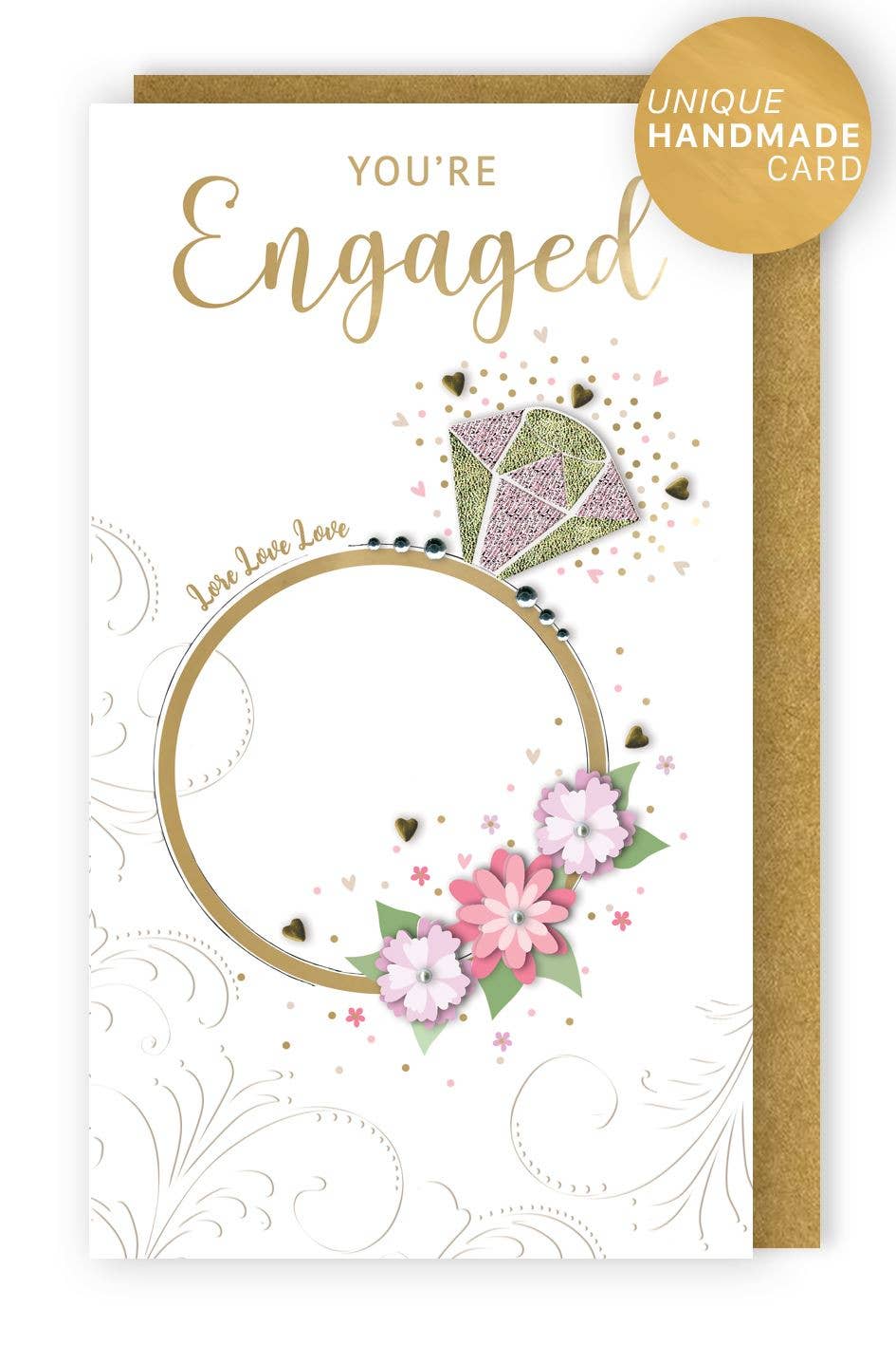 Engagement - Floral Ring - Champagne - Second Nature