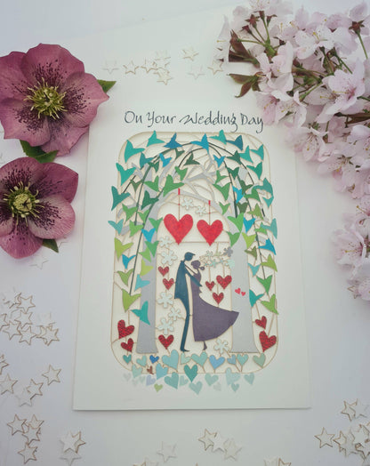 On Your Wedding Day - Bride and Groom Wedding Card