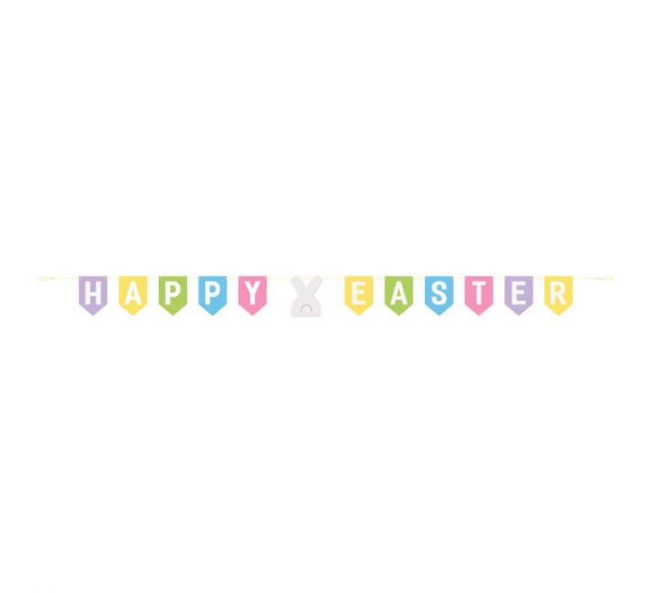 HAPPY EASTER PENNANT BANNER