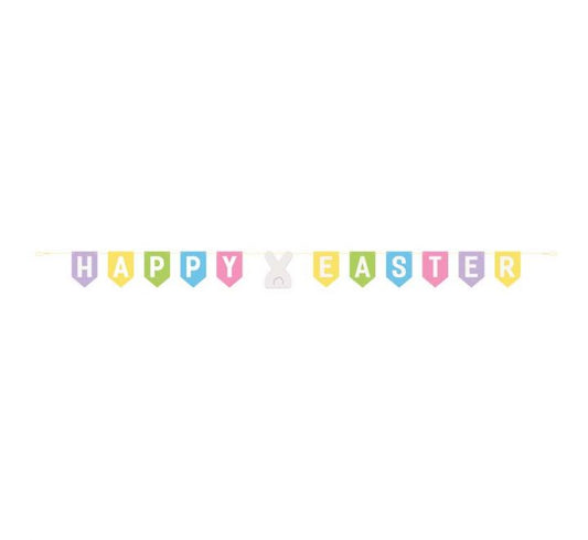 HAPPY EASTER PENNANT BANNER