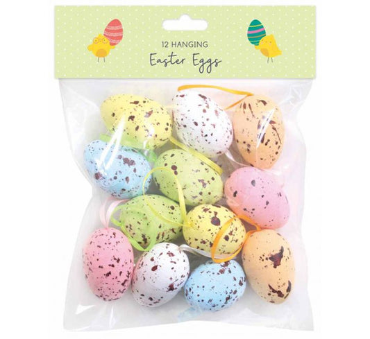 12PK MEDIUM HANGING EGGS